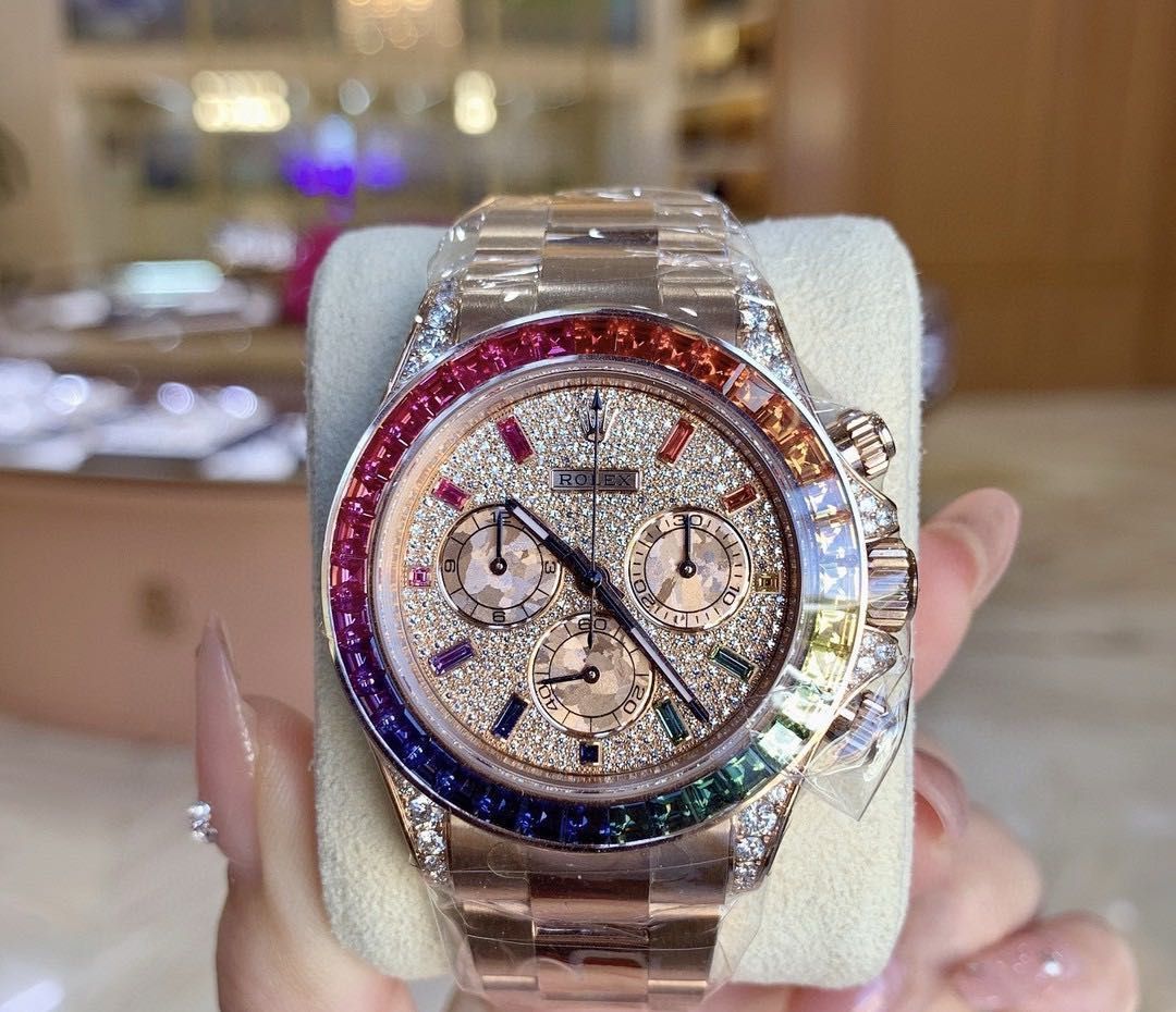 22今すぐ購入へようこそ! ！Rolex/ロレックス Daytona デイトナ Ref.116595RBOW-0002 K18PG レインボー25｜本日限定特価｜新品未使用--WTO輸入0
