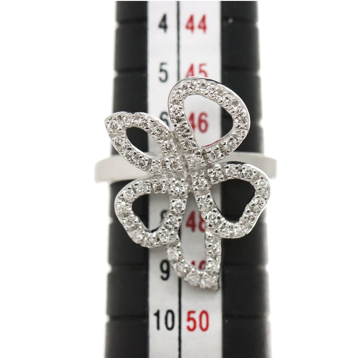 グッチ GUCCI #7 リング ダイヤ K18 WG ホワイトゴールド 750 指輪  