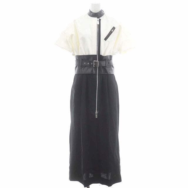 sacai(サカイ) 2024SS メッシュドレス 24-07327 ブラック サイズ