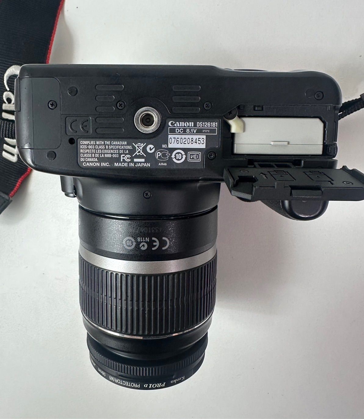 ジャンク】CANON EOS kiss X2 EF-S18-55mm F3.5-5.6 IS EF-S 55-250mm