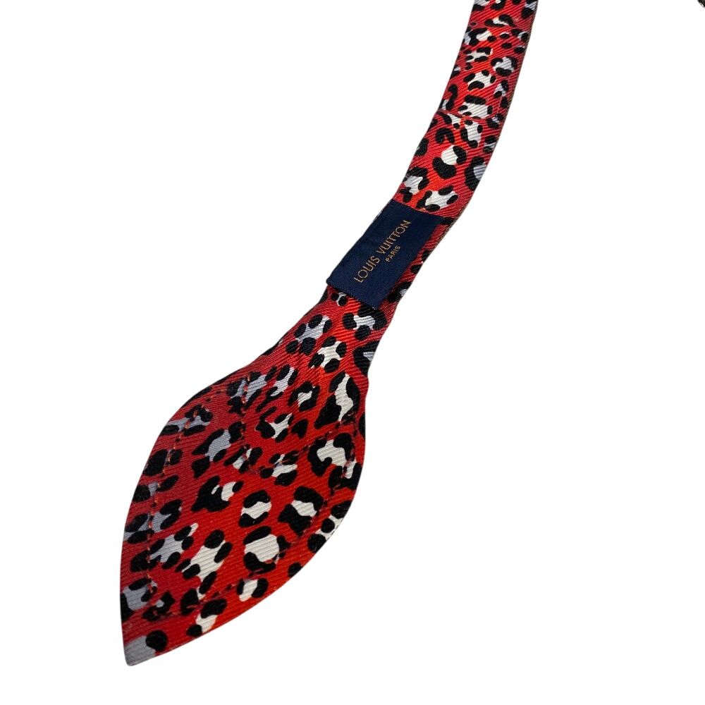ルイヴィトン LOUIS VUITTON スカーフ モノグラム ヒョウ柄 ツイリー