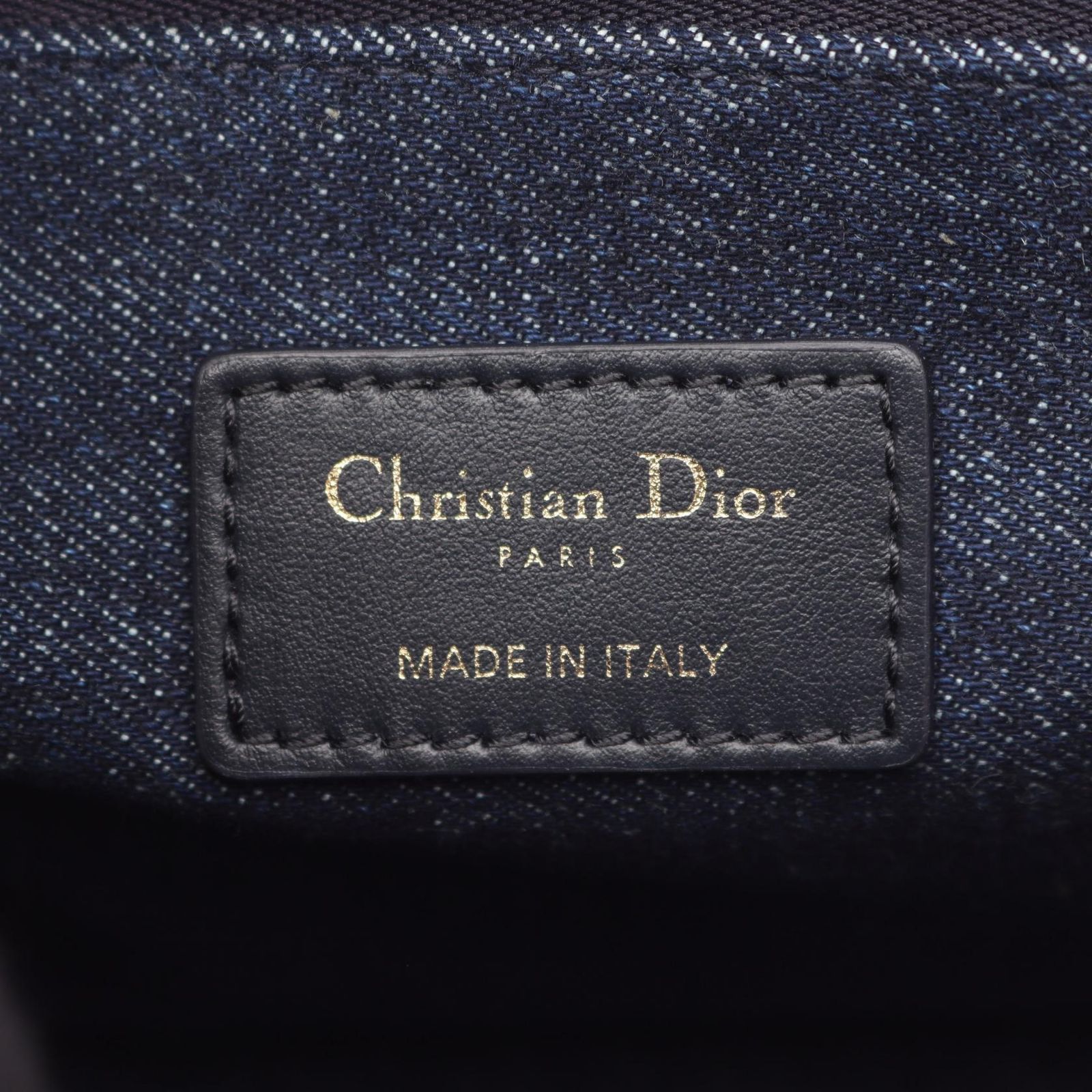 Dior トートバッグ デニム レザー ブラック Yahoo!オークション -「ディオール バッグ デニム」(かばん