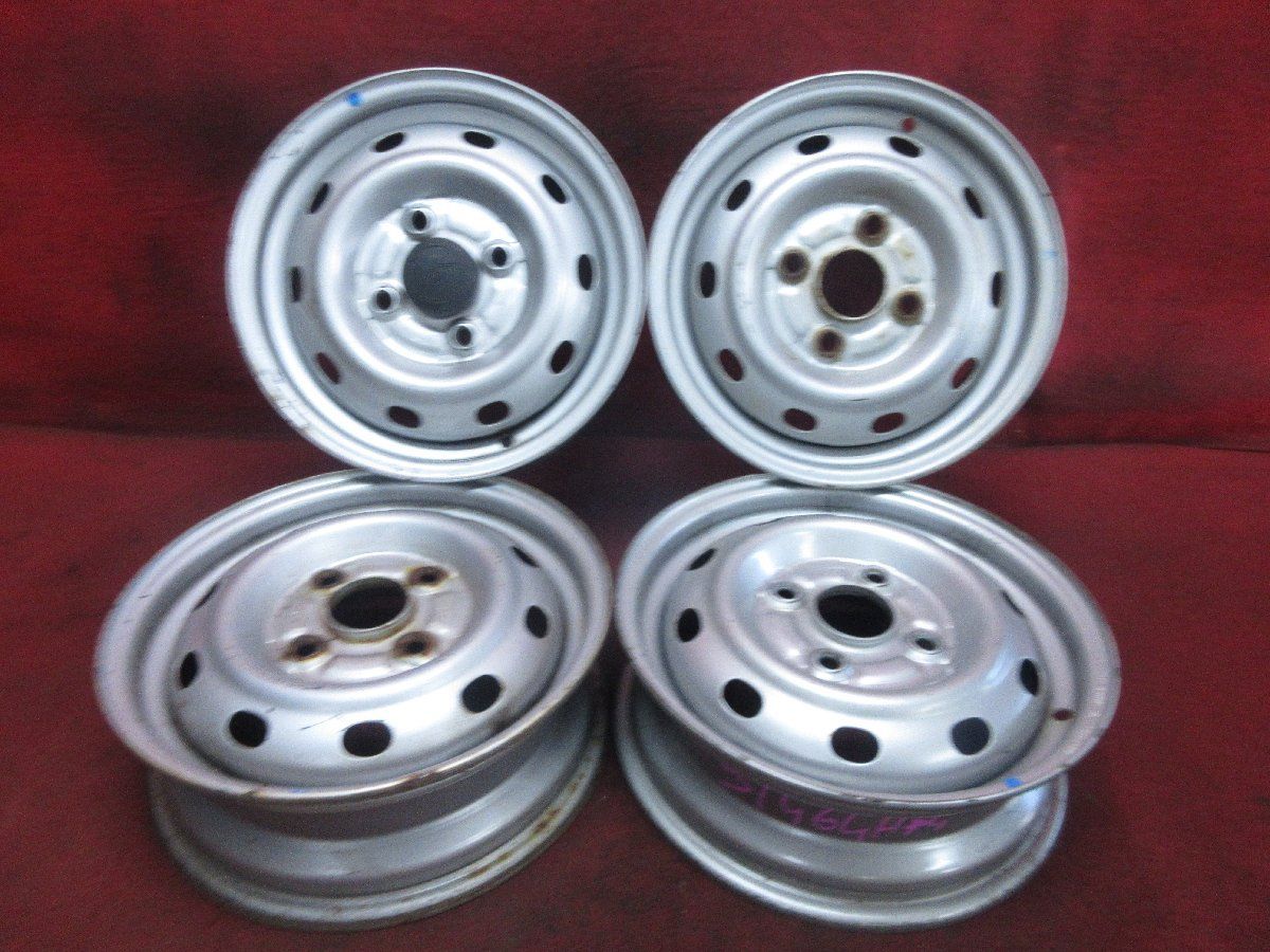 ダイハツ ハイゼット純正 12インチ鉄ホイール 4本セット 激安 4本セット】ダイハツ ハイゼット 純正 スチールホイール 鉄