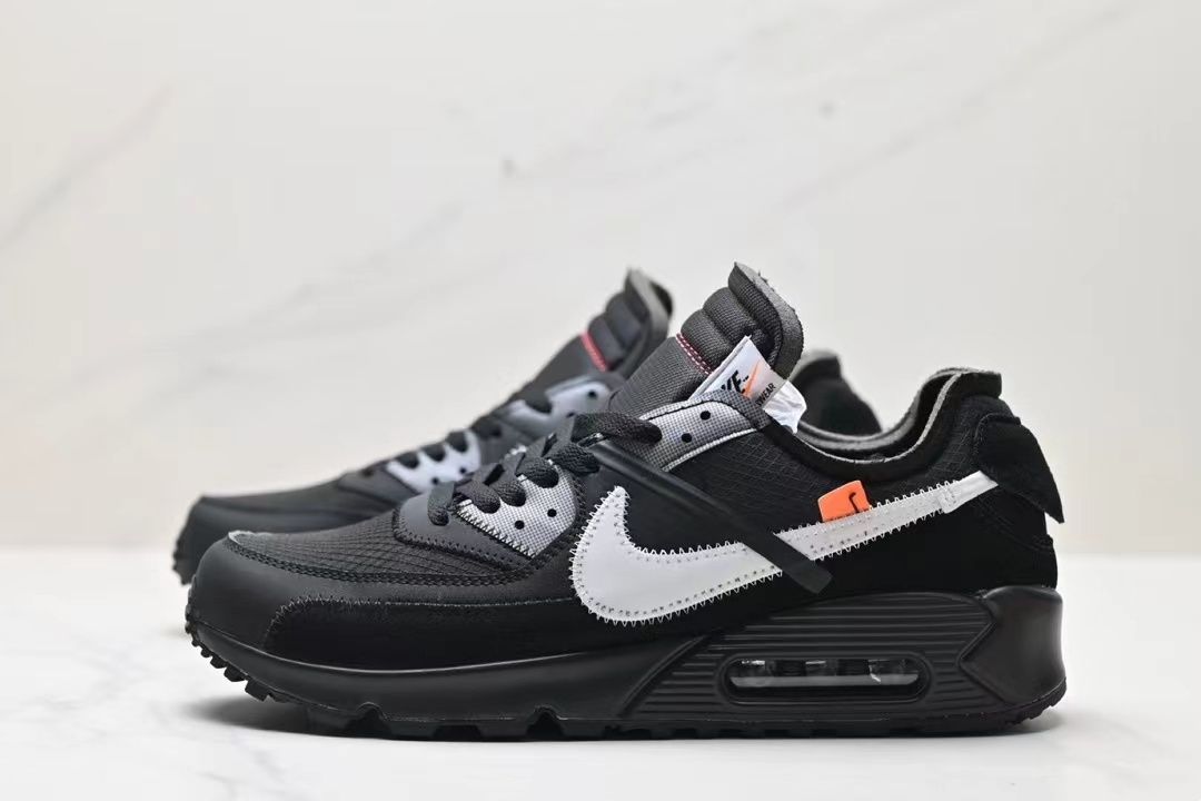 NIKE × OFF-WHITE 【THE 10】AIR MAX 90 BLACK/BLACK-CONE-WHITE AA7293-001