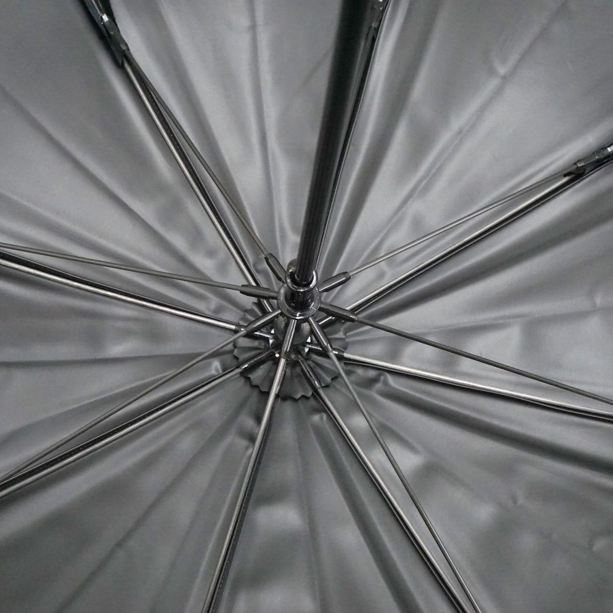 サンバリア100 完全遮光日傘 フロスト グレー フリル Sサイズ UV 遮熱 47cm S2850