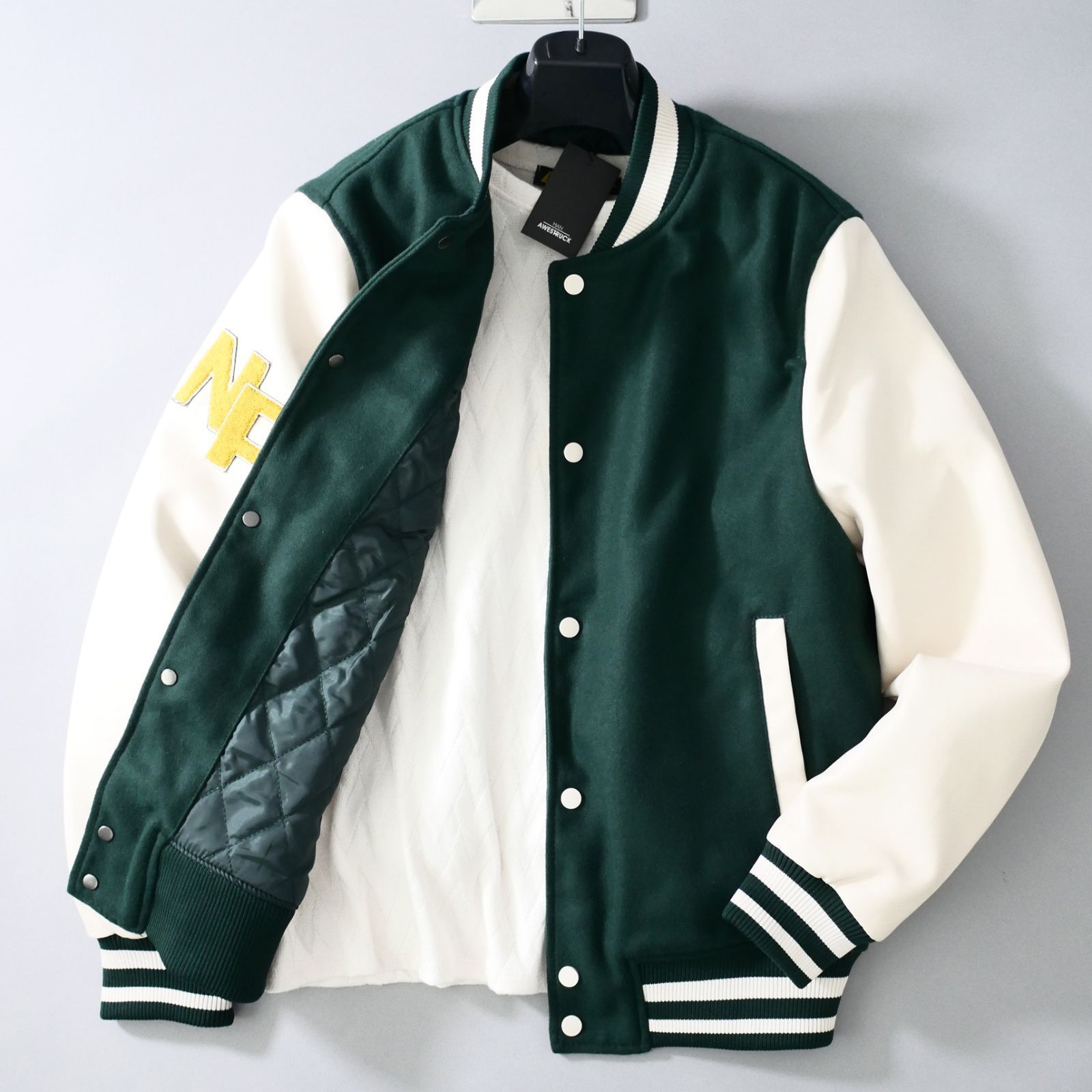 pi136○イタリア ナポリ街着ブランド○デザインブルゾン○パ