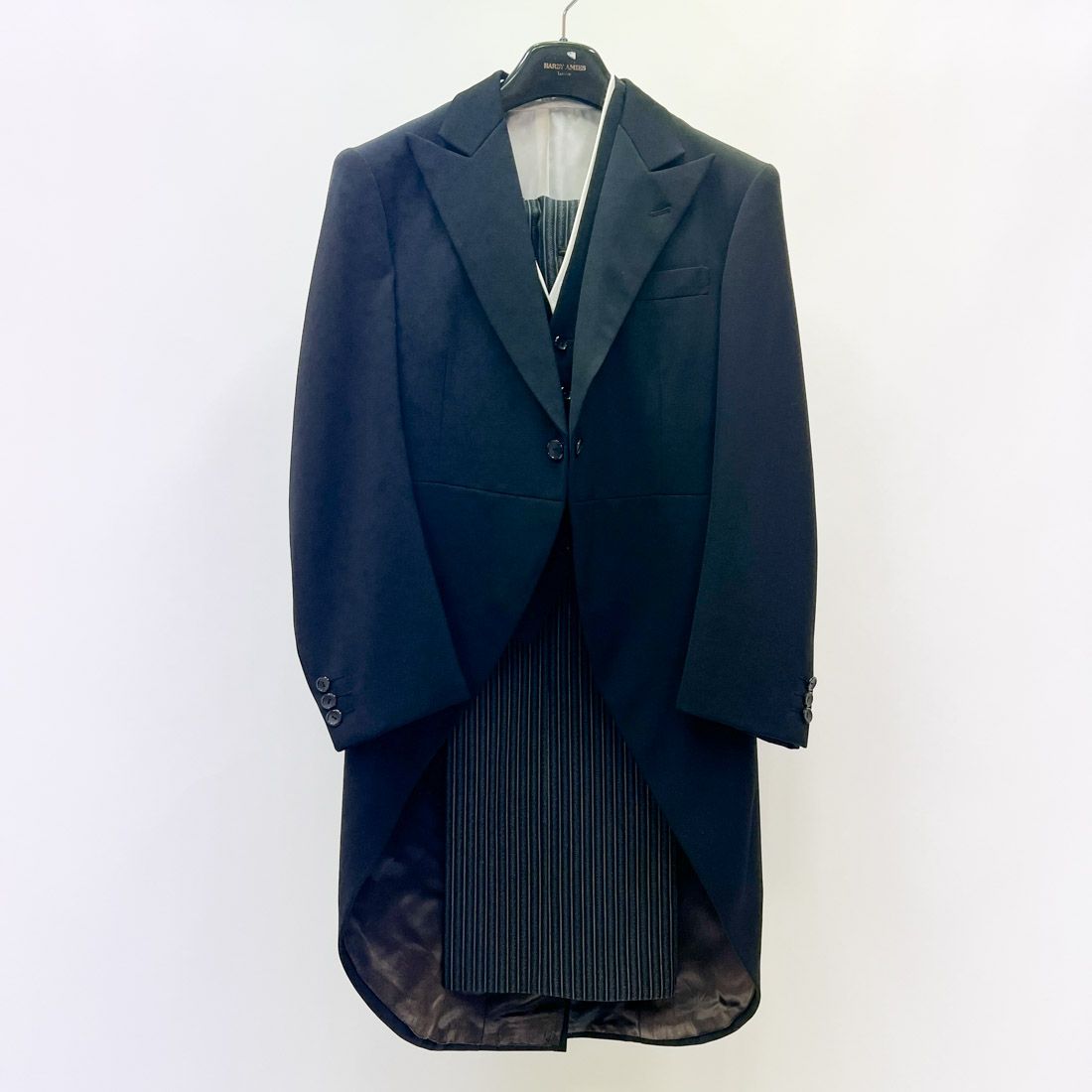 モーニングスーツ 3点セット シミ 使用感あり Y4 MensSuits166