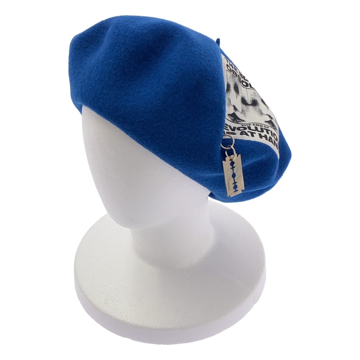 KIDILL キディル × CA4LA パッチ ベレー帽 ブルー メンズ