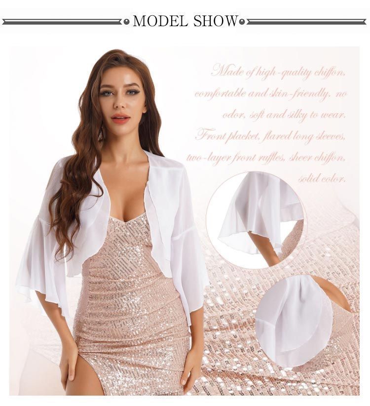 ドレープシフォン シースルー