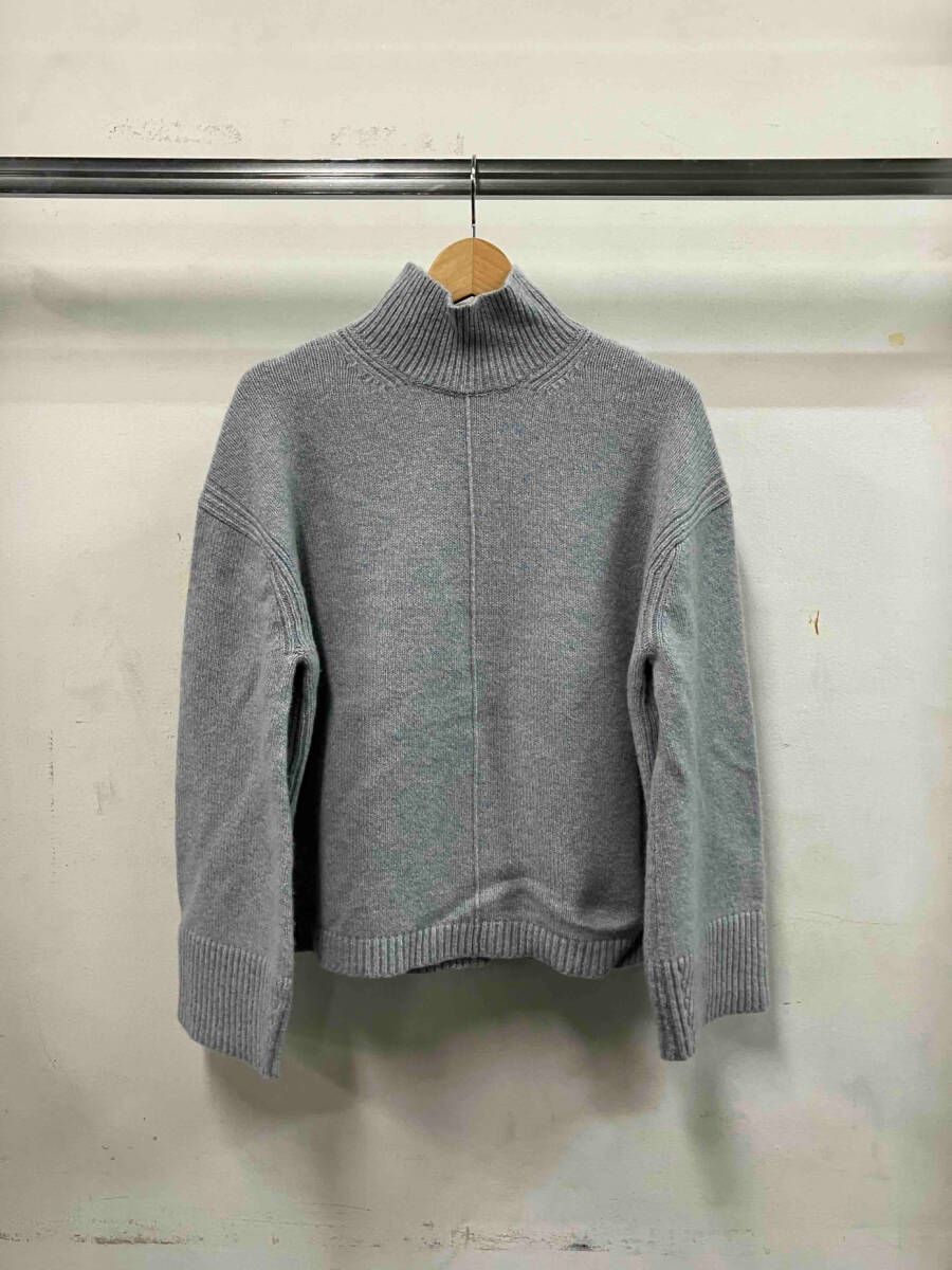 theory セオリー 23AW Mouline Manon 長袖ニット ブルー グレー 中国製 サイズ038