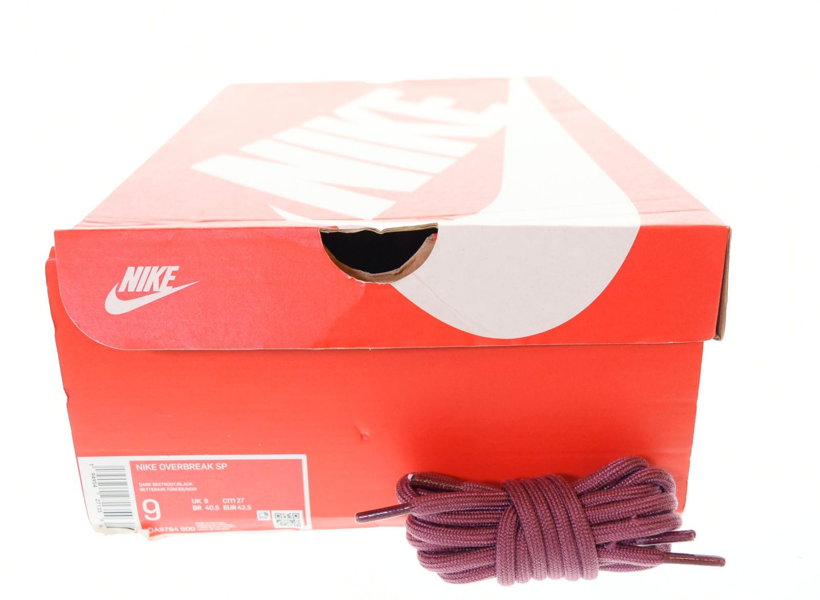 ナイキ NIKE OVERBREAK SP オーバーブレイク SP スニーカー 赤 DA9784-600 メンズ靴 スニーカー レッド 27cm 103S-307