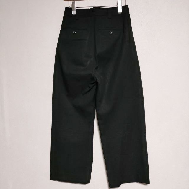 MARGARET HOWELL 578-0242602 WOOL COTTON TWILL ワイド パンツ