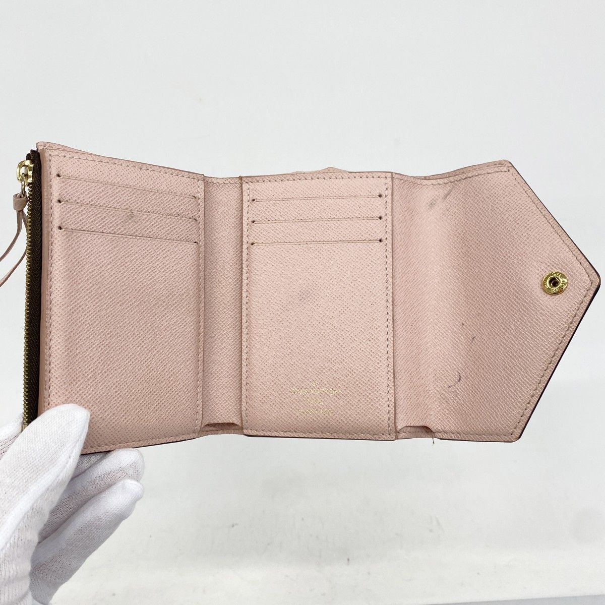 5gd4287-h】ルイヴィトン 三つ折り財布 モノグラム ポルトフォイユ  