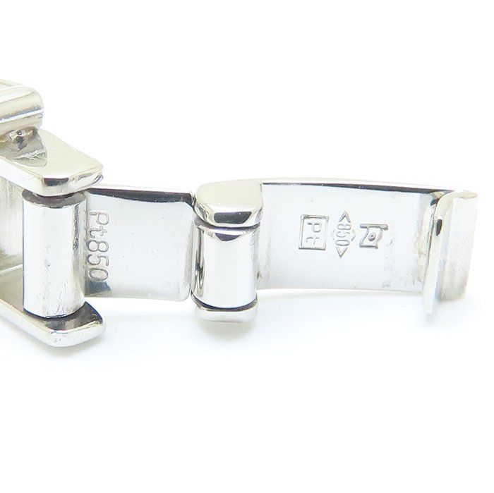 喜平ネックレス Pt850プラチナ 8面 トリプル 46.5cm 45.8g/76090【中古  