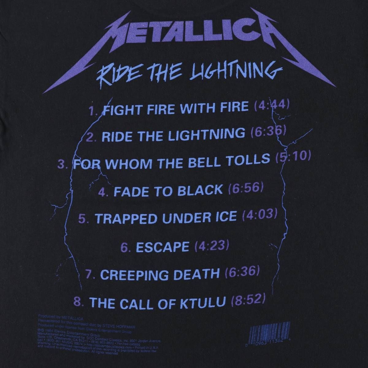 メタリカ バンドTシャツ