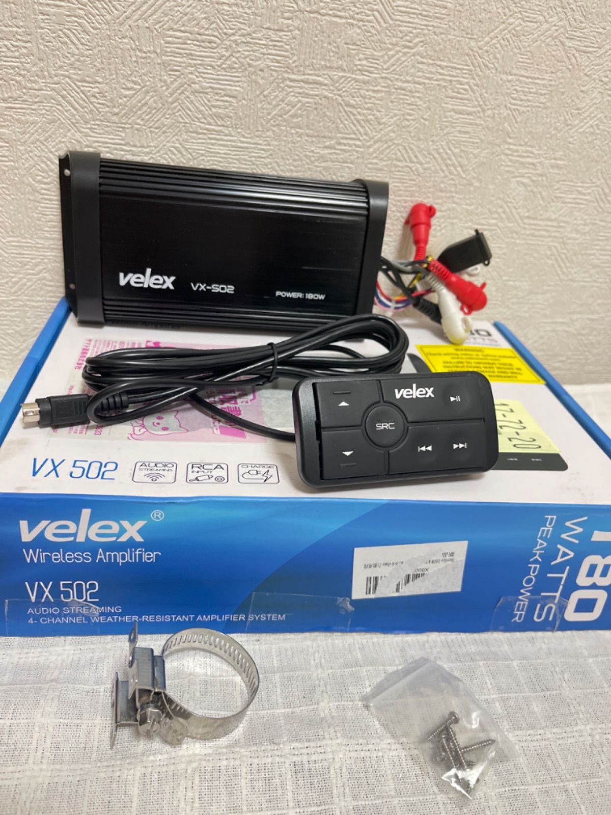 早い者勝ち☆】velex wireless Amplifier VX502 velex 180Wモデル 防水