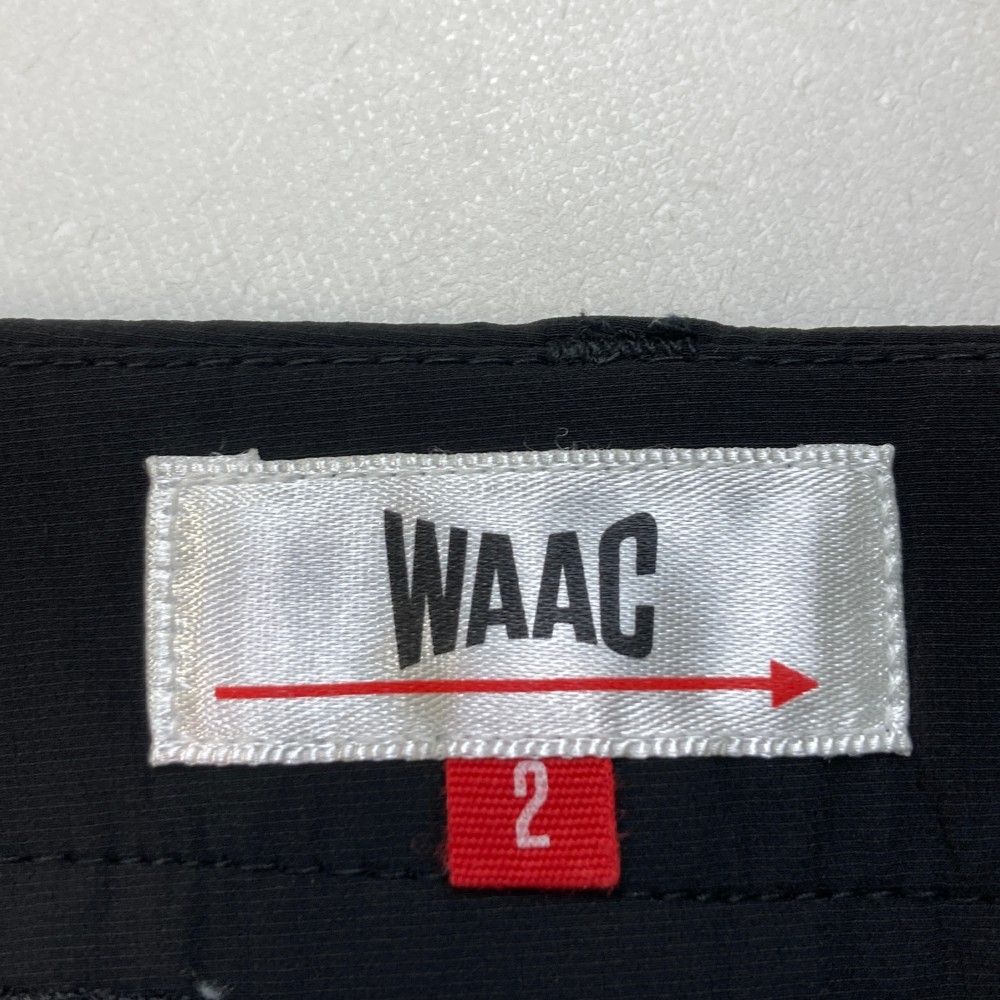 サイズ：2 WAAC ワック  ストレッチ ロングパンツ  ブラック系 [240101422811] ゴルフウェア メンズ ストスト サイズ：2 WAAC ワック ストレッチ ロングパンツ ブラック系