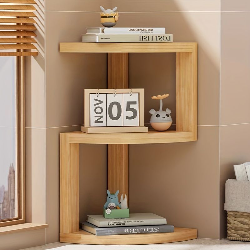 【超メルカリ市セール】コーナーシェルフ 収納棚 オープンラック 木製 おしゃれ 収納 インテリア コーナーラック 木製 コーナーシェルフ 卓上ラック