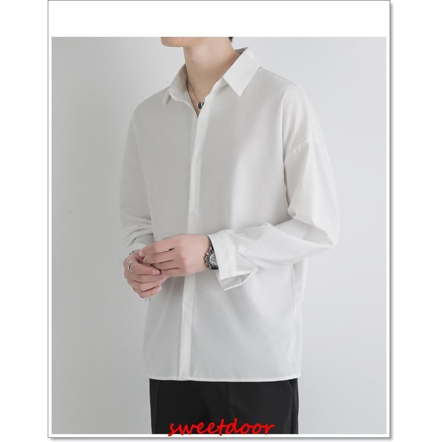 メンズワイシャツ LLサイズ 白 長袖 ボタンダウン ２枚セット シャツ メンズ 白シャツ 長袖 カジュアルシャツ ブラウス ワイシャツ