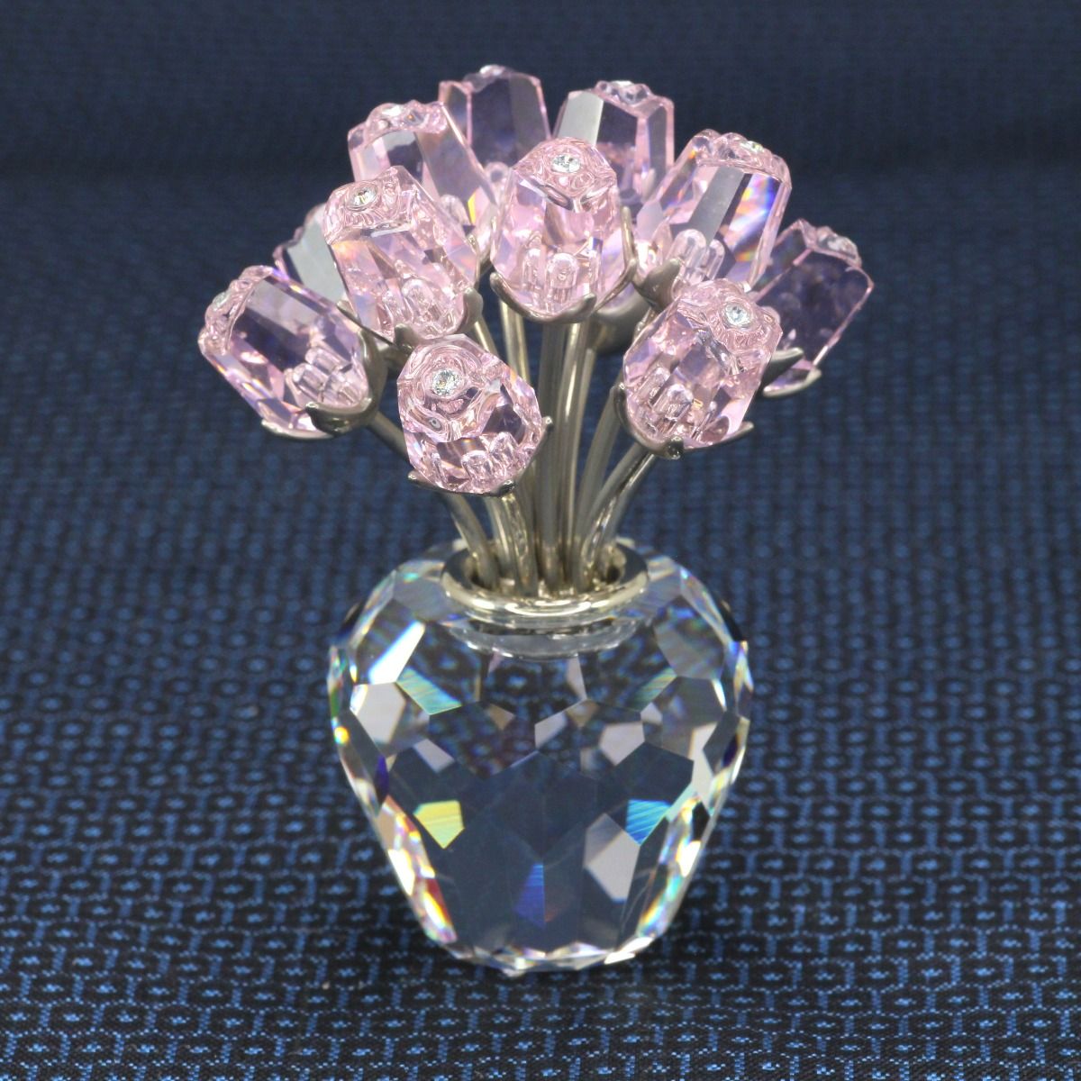 スワロフスキー　薔薇　ローズ　置物 SWAROVSKI スワロフスキー 薔薇置物ローズクリスタル