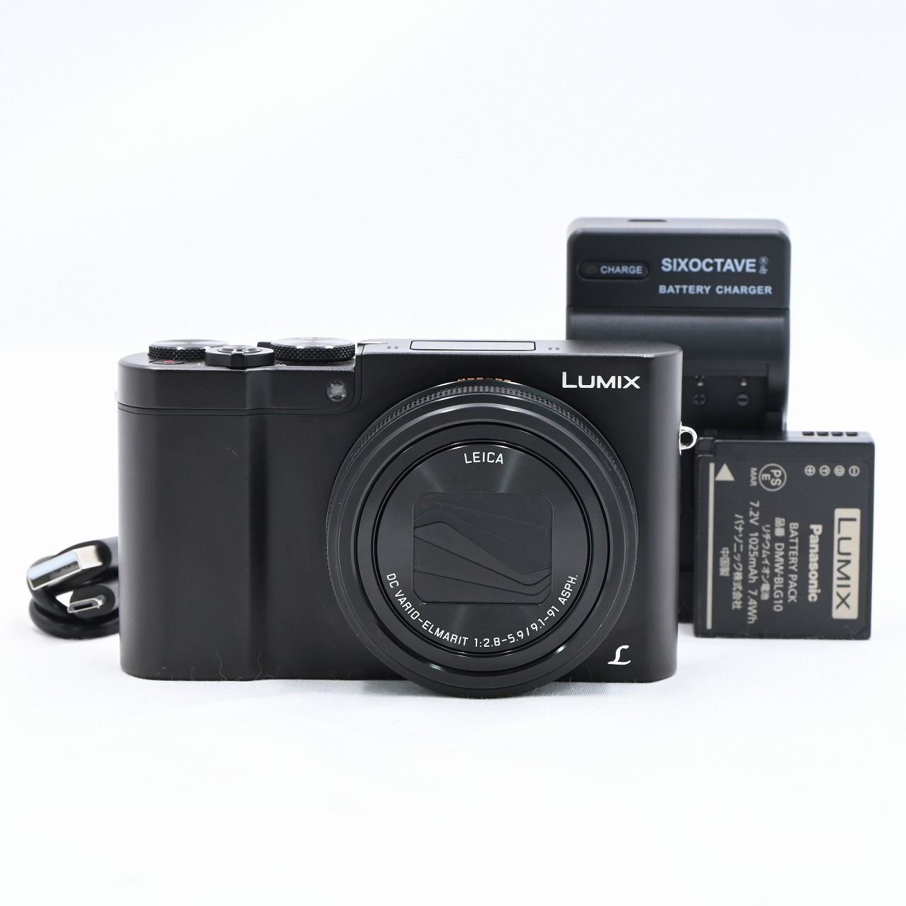 パナソニック Panasonic LUMIX DMC-TX1 ブラック コンパクトデジタルカメラ【中古】