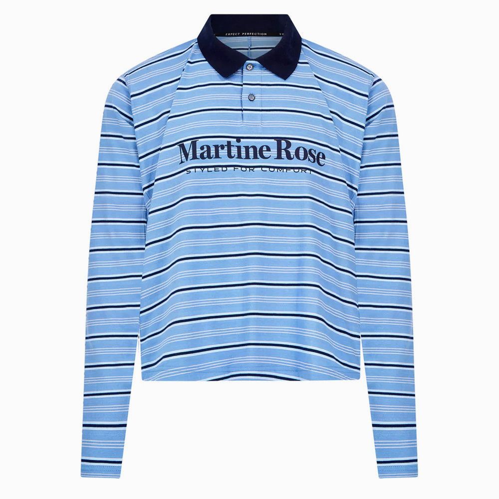 Martine Rose Pulled Neck Long Sleeve Polo Shirt 24ss - メルカリ