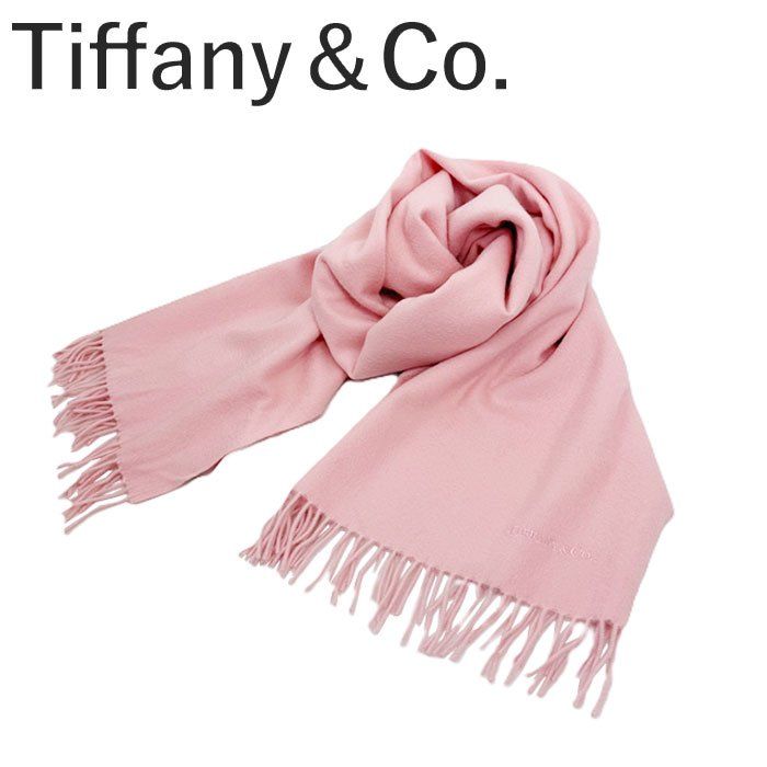 Tiffany & Co. ティファニー マフラー ストール ピンク カシミヤ
