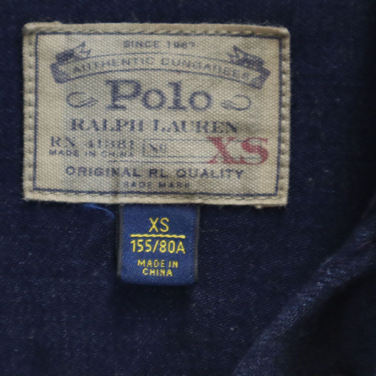 POLORalphLaurenダンガリーシャツワンピース POLO RALPH LAUREN ポロラルフローレン 長袖 ダンガリー シャツ