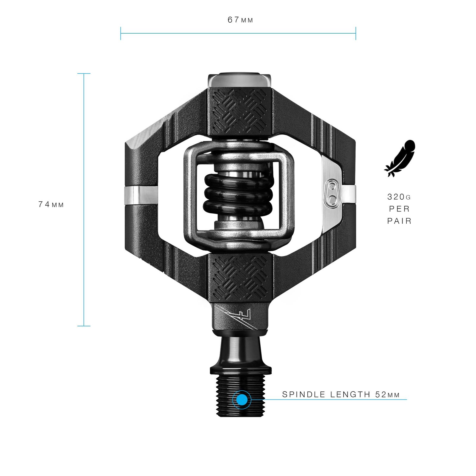 クランクブラザーズ CRANK BROTHERS 超軽量 ビンディングペダル キャンディ7