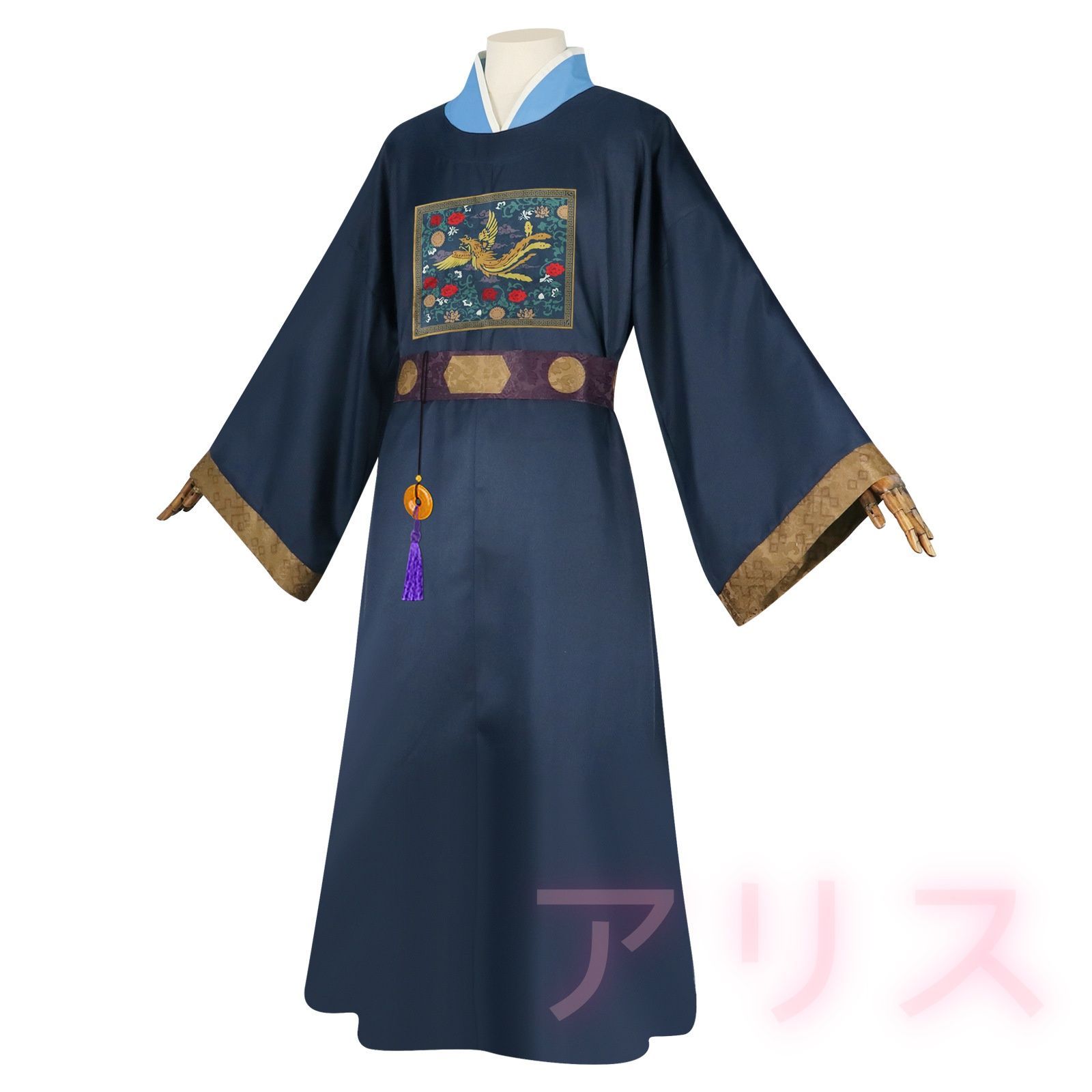 薬屋のひとりごと コスプレ 壬氏（ジンシ）濃紺官服風衣装セット