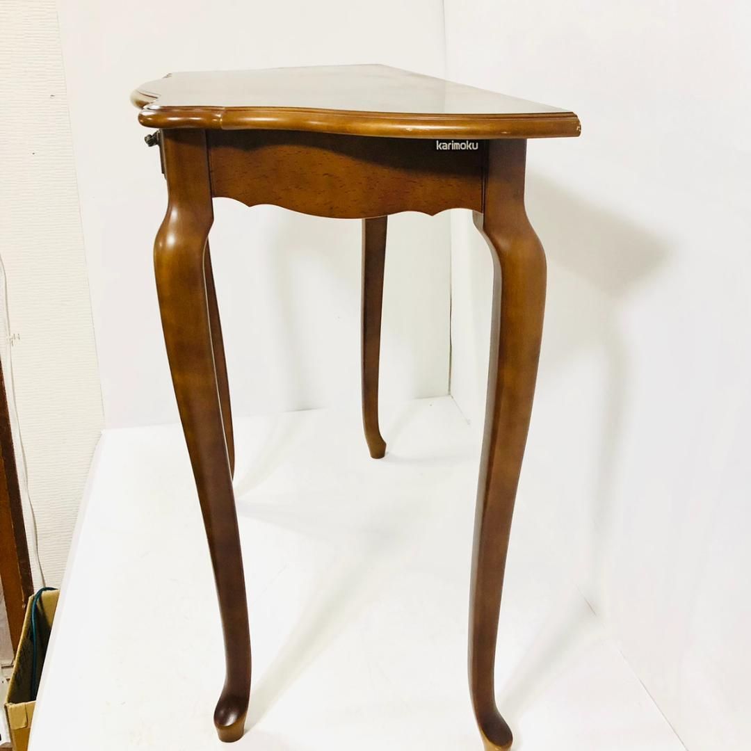 カリモク家具 karimoku 猫脚 コンソールテーブル ブラウン