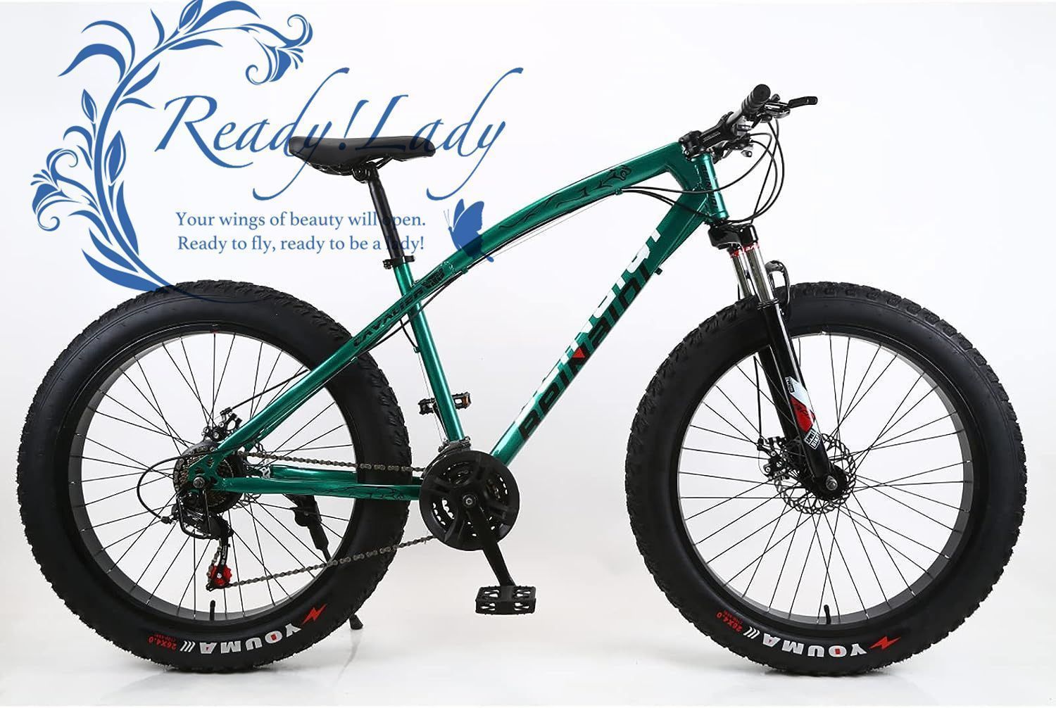 さま専用 24インチ 21速 フルスピードマウンテンバイク、4.0超ワイドタイヤ