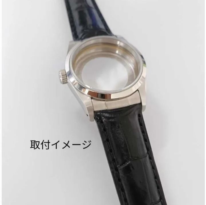 19mm 腕時計 革ベルト用 社外品 フラッシュフィット マット