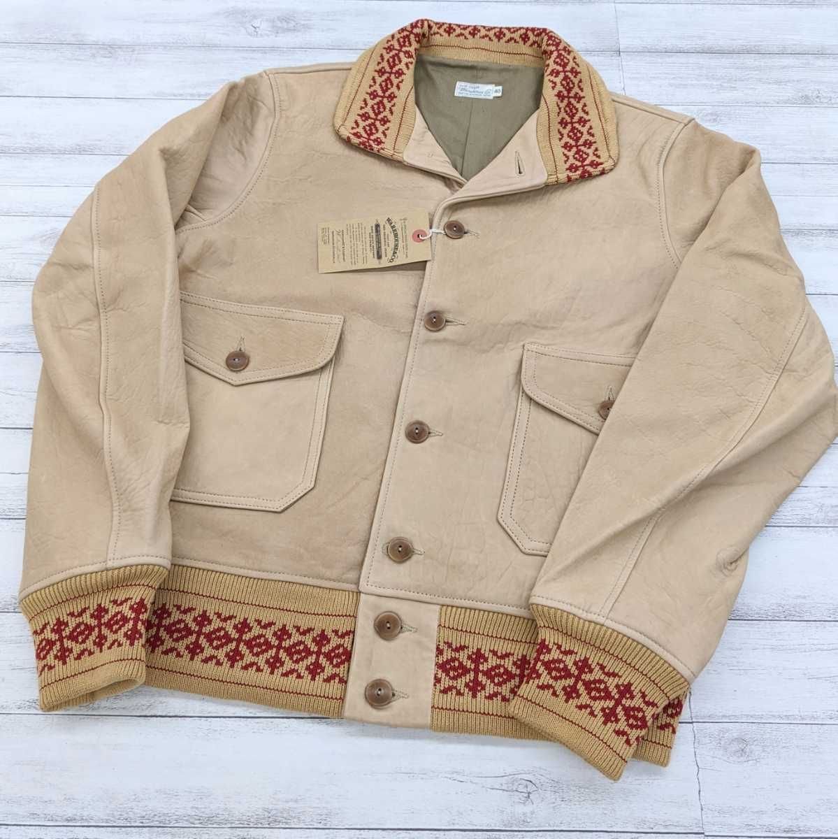 WAREHOUSE A-1 Type Leather Jacket 40