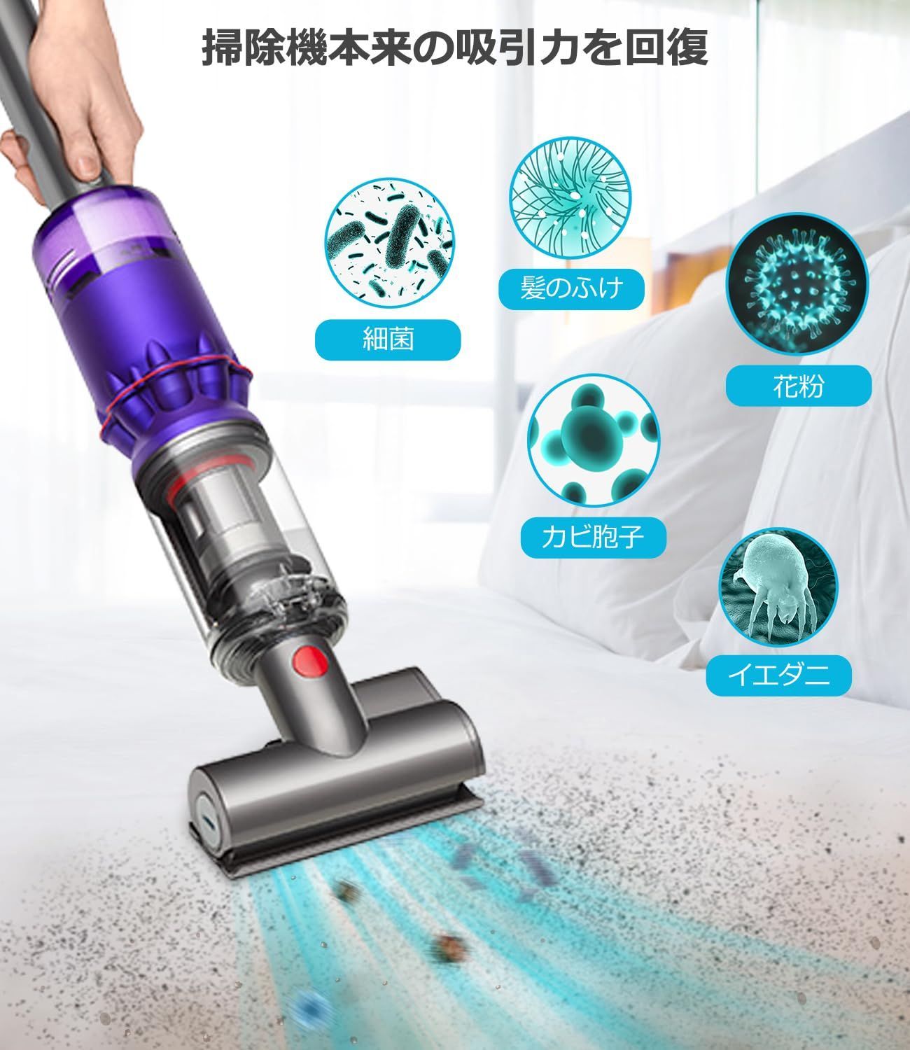 Dyson(ダイソン) スティック掃除機 コードレス 全方向駆動 スティッククリーナー Dyson Omni-glide Complete 【全方向駆動