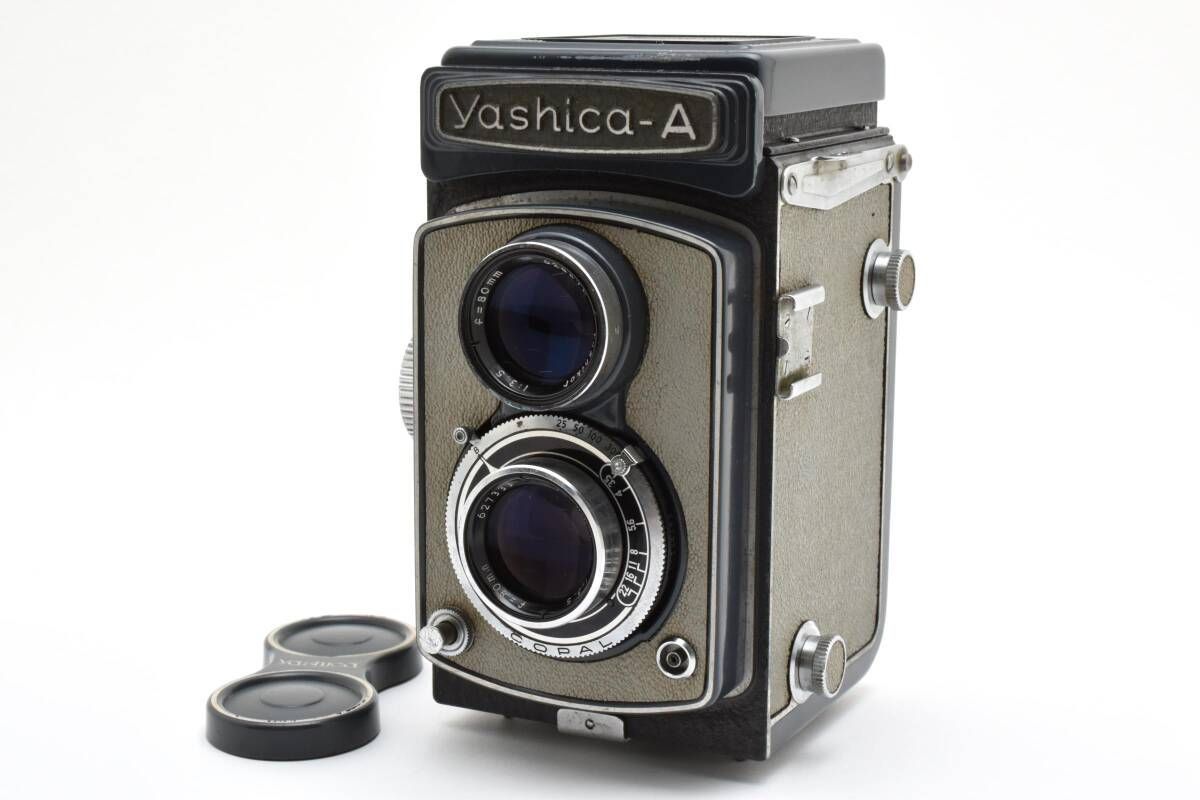 | 完動品 Yashica-A | Yashikor 1 3.5 f 80mm 二眼レフカメラ 4321_13_10