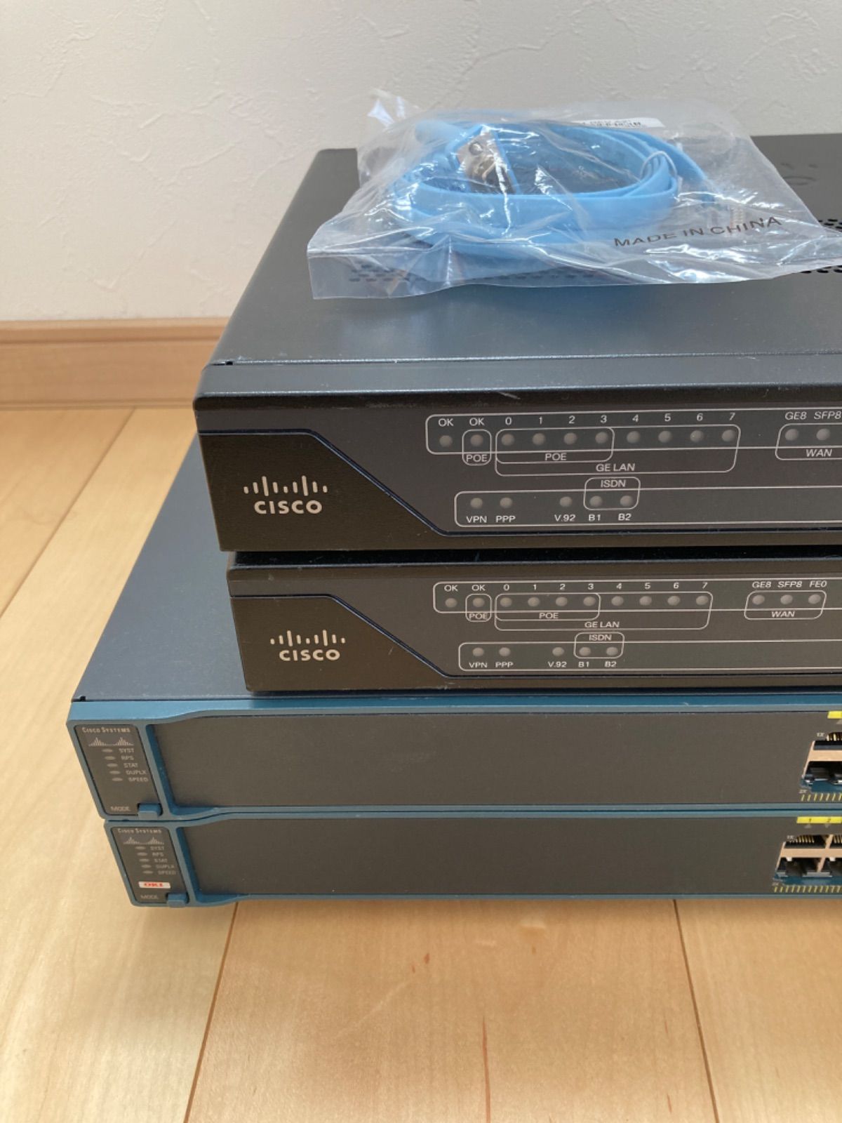 CCNA、CCNP】4台Cisco891FJ、Catalyst2960 - メルカリ