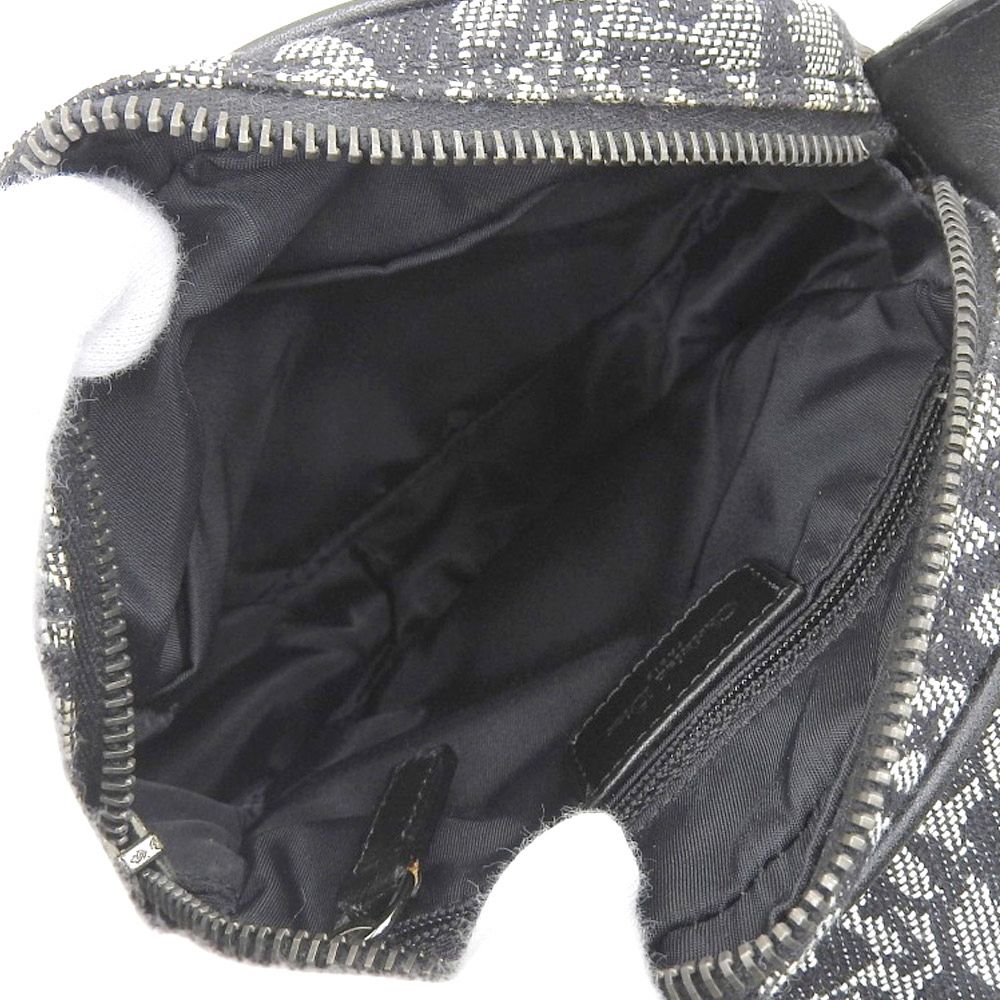 【本物保証】 希少 レア 保付 超美品 クリスチャン ディオール CHRISTIAN DIOR トロッター 05RU 0043 ショルダーバッグ ポーチ バッグ 黒 本物保証】 希少 レア 保付 超美品 クリスチャン ディオール CHRISTIAN