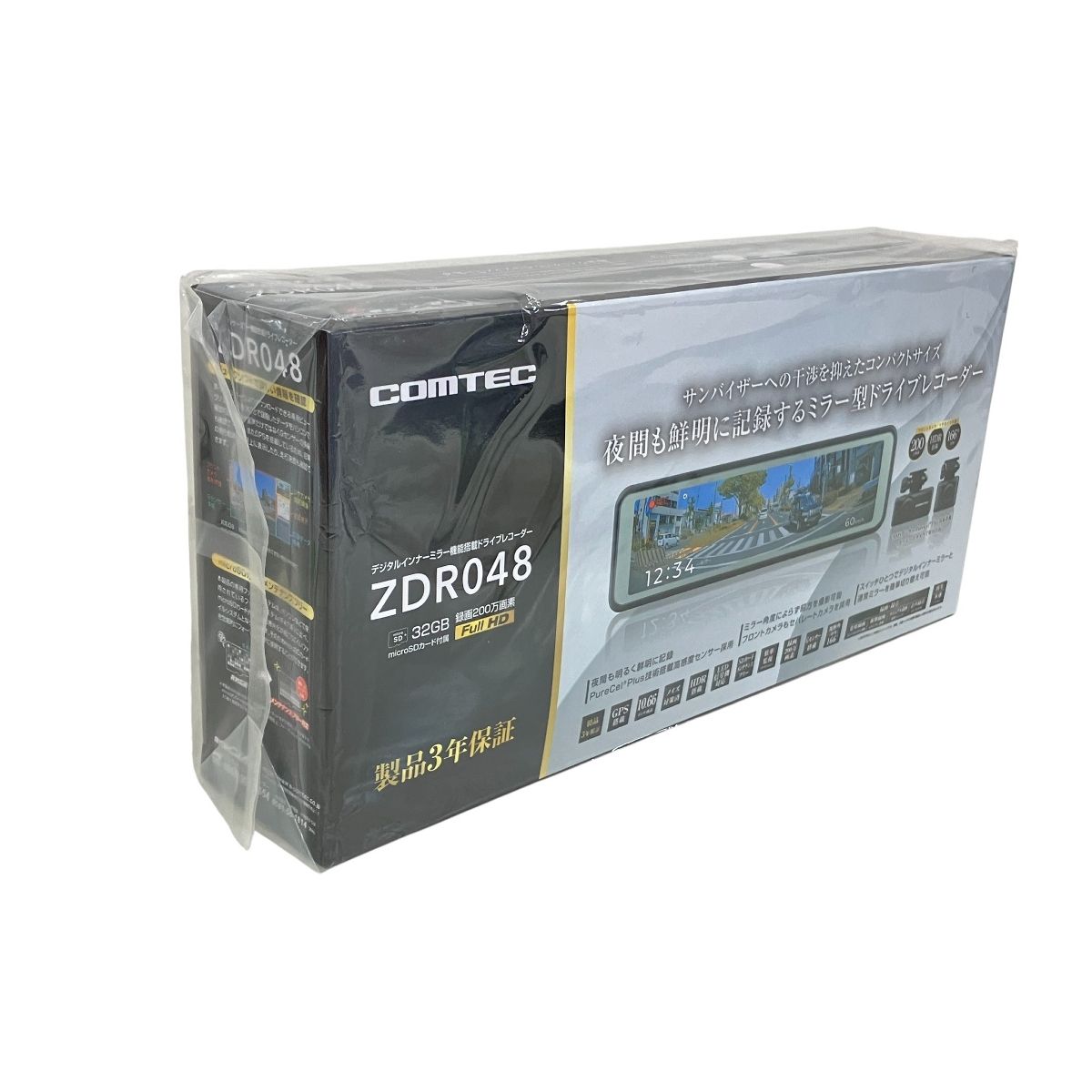 COMTEC コムテック ZDR048 32GBミラー型ドライブレコーダー カー用品 ♥ K10511711