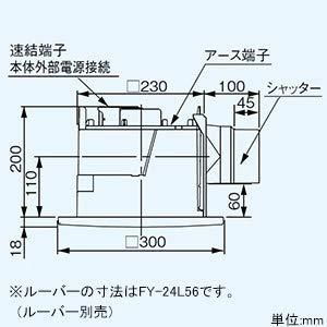 ルーバー別売タイプ