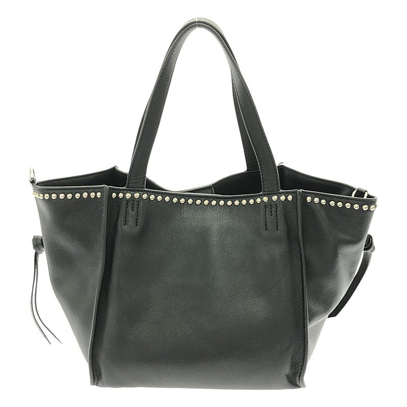 J&M Davidson 黒 レザートートバッグ 美品 J&M Davidson スクエア