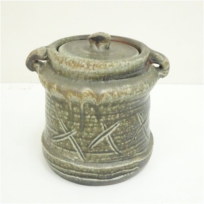 備前焼 山本出造 水指（共箱） 水指し 茶道 茶道具 おしゃれ 水差し