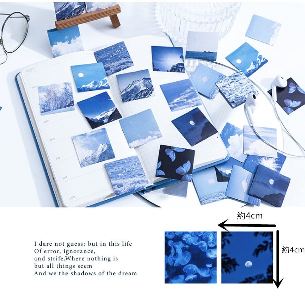 特価セール】シール帳 おしゃれ かわいい 素材紙 大容量