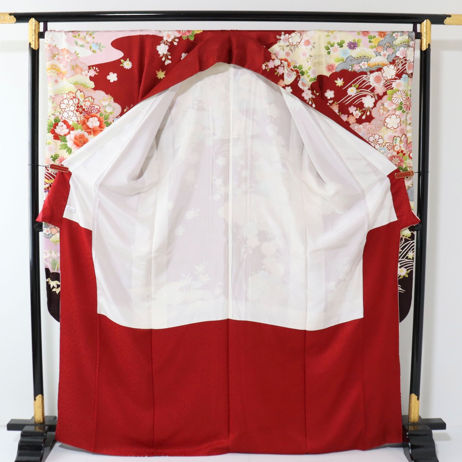 振袖 5点セット 花柄 箔 金駒刺繍 成人式【9041】 - メルカリ