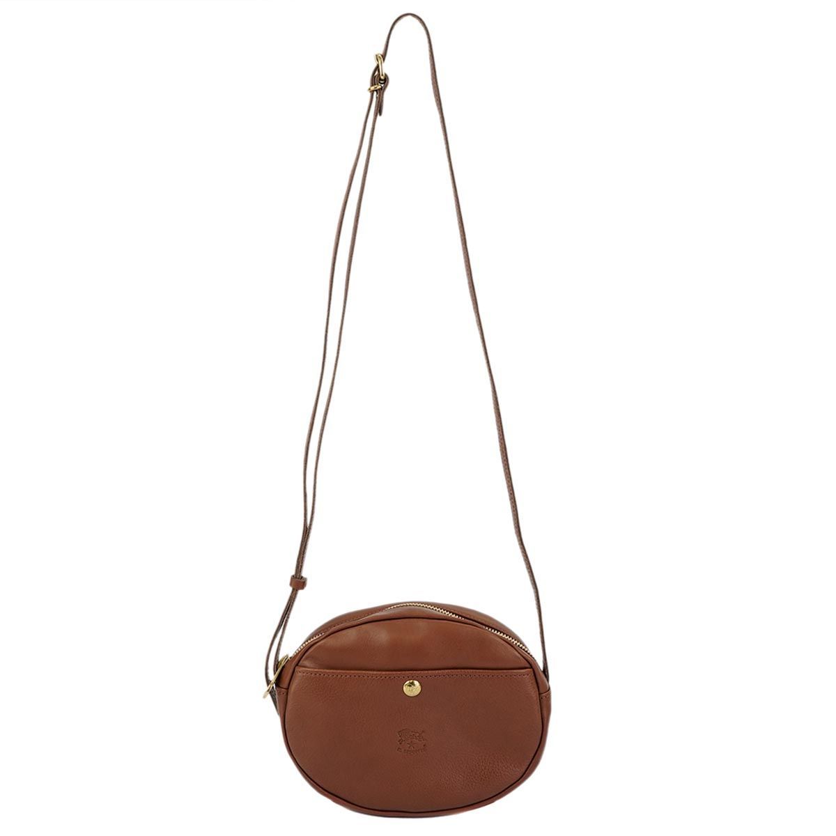 ショルダーバッグ IL BISONTE イルビゾンテ CROSSBODY BAG RUBINO BCR242 PV0001 レディース 女性 斜めがけ  斜め掛け クロスボディバッグ BW272 CIOCCOLATO ブラウン