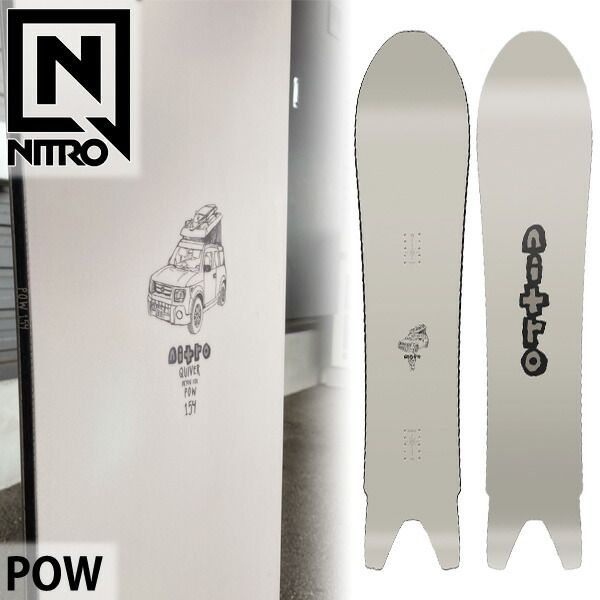 23-24 NITRO / ナイトロ POW パウ メンズ レディース スノーボード パウダー カービング 板 2024 型落ち 154W - メルカリ