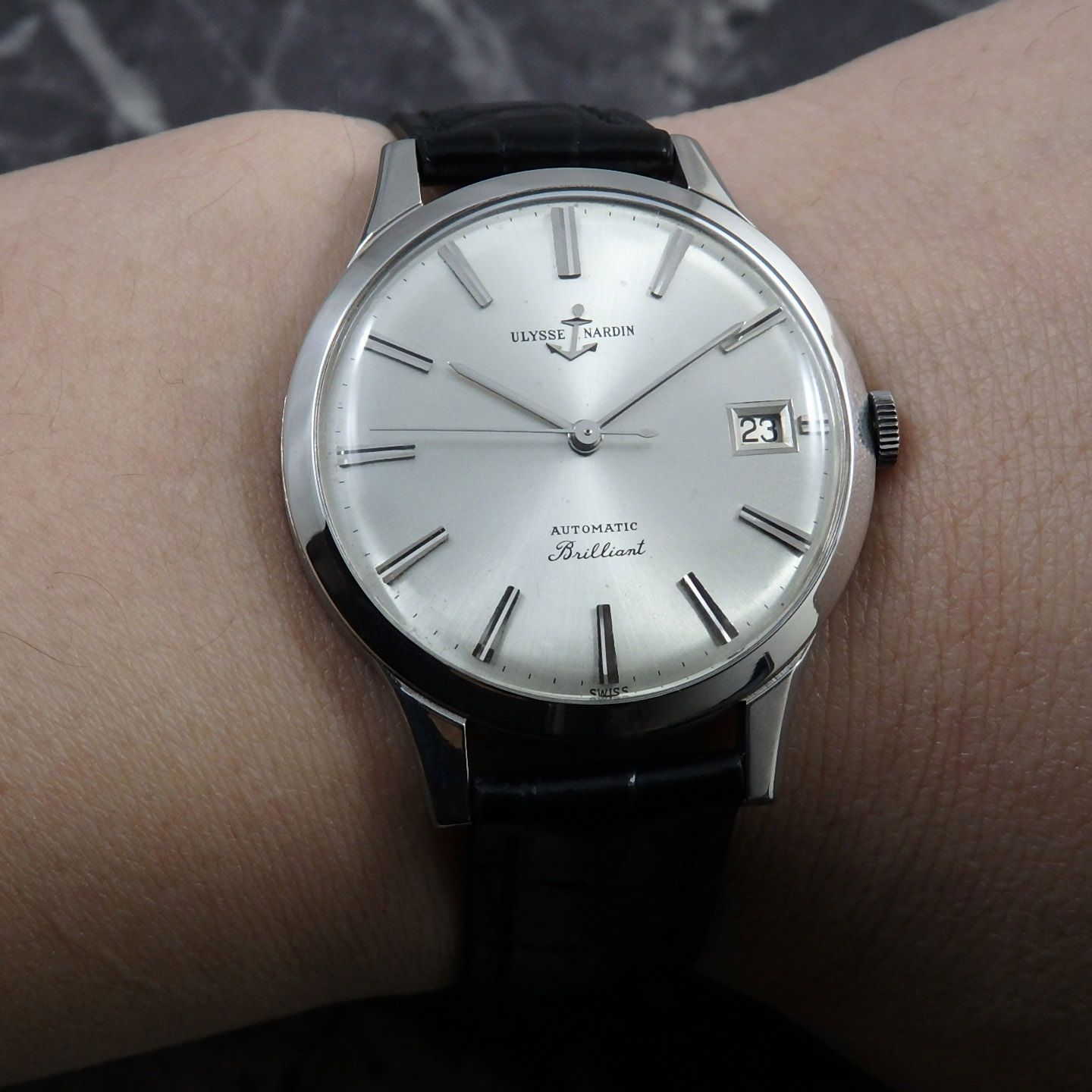 ULYSSE NARDIN ユリス・ナルダン BRILLIANT ブリリアント プラチナ 