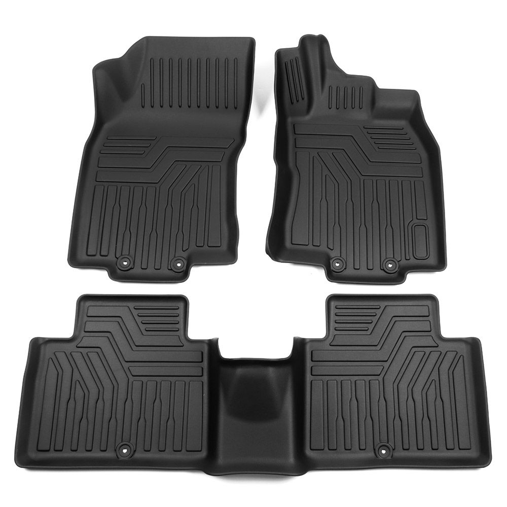 日産 エクストレイル T32型 後期 3Dフロアマット 立体 カーマット 防水 滑り防止 耐汚れ TPE素材 設計 3Pセット トクトヨ Tokutoyo