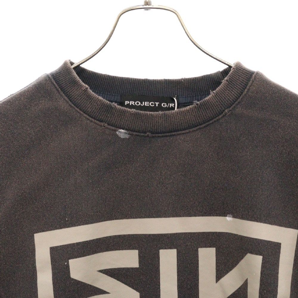 PROJECT G/R (プロジェクトジーアール) 24AW SIN WASHED SWEATSHIRT  
