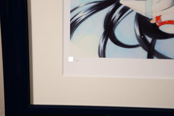 リサとガスパール ジークレー版画 ビーチ 海辺 サイン入り 絵画 額装